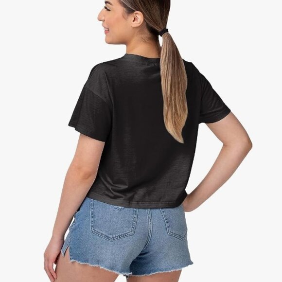 foco Women's NFL Arizona Cardinals Team Logo Ladies Crop Top Shirt - Picture 5 of 6